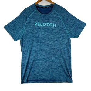 Rhone Peloton Men's Teal Short Sleeve‎ Athletic Training T-Shirt
